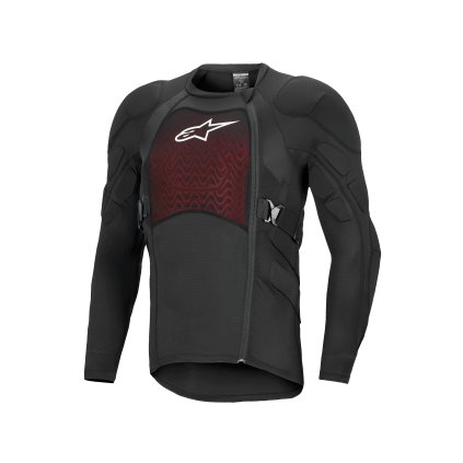 chránič těla BIONIC PLASMA LT dlouhý rukáv, ALPINESTARS (černá/červená/bílá) 2026 (Velikost S)