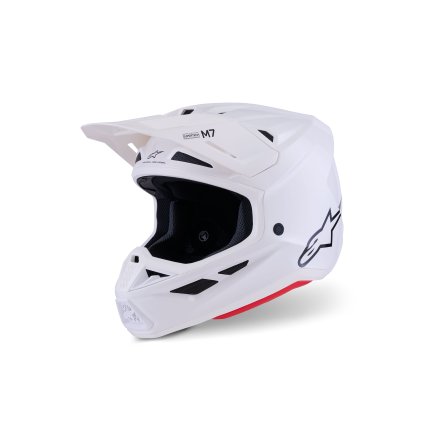 přilba SUPERTECH S-M7 SOLID, ALPINESTARS (bílá) 2026 (Velikost XS)