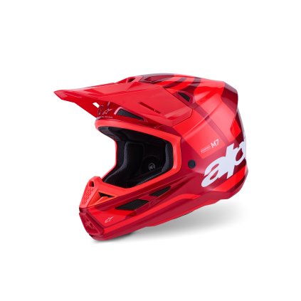 přilba SUPERTECH S-M7 CORE, ALPINESTARS (červená) 2026 (Velikost XS)