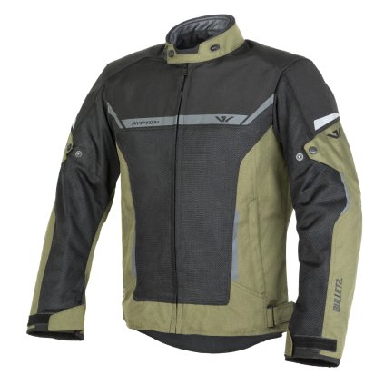 bunda Bullet II Flow, AYRTON (tmavě zelená/šedá/černá) 2026 (Velikost 4XL)