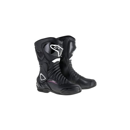 boty STELLA S-MX 6 DRYSTAR, ALPINESTARS, dámské (černá/bílá/fialová) 2024 (Velikost 39)