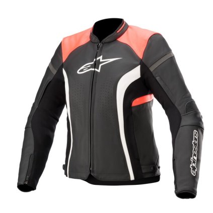 bunda STELLA KIRA, ALPINESTARS, dámská (černá/růžová fluo) (Velikost 40)