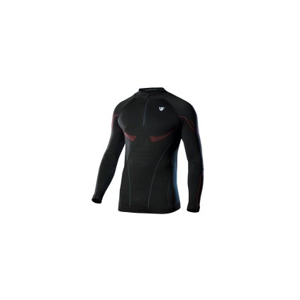 termotriko s dlouhým rukávem Hero Long sleeve ZIP - warm, UNDERSHIELD (černá) (Velikost S/M)