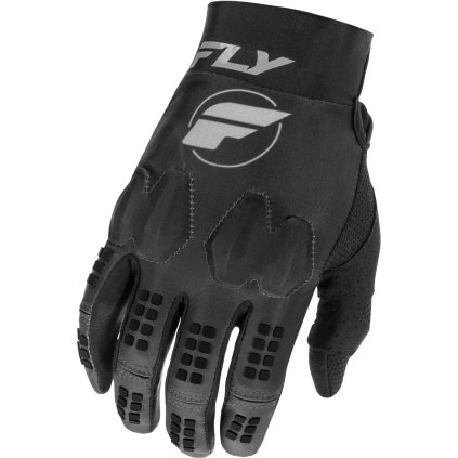 rukavice EVOLUTION DST, FLY RACING - USA 2026 (černá/šedá) (Velikost XS)
