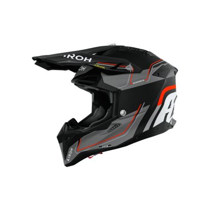přilba AVIATOR 3 Leader, AIROH (oranžová matná) 2026 (Velikost XS)