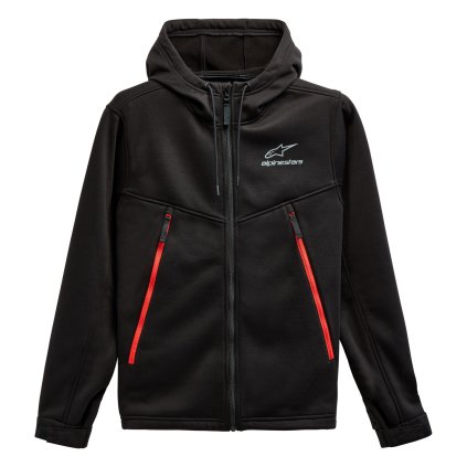 bunda GORGE, ALPINESTARS (černá/červená) (Velikost XL)