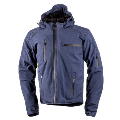 street softshell bunda SOFT, 4SQUARE - pánská (modrá) (Velikost 3XL)