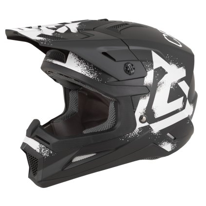přilba Cross Cup 2 Crew, CASSIDA (černá matná/bílá) 2026 (Velikost 2XL (63 až 64 cm))
