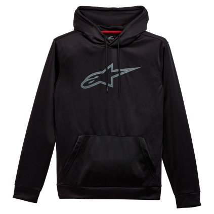 mikina INCEPTION ATHLETIC HOODIE, ALPINESTARS (černá) (Velikost M)
