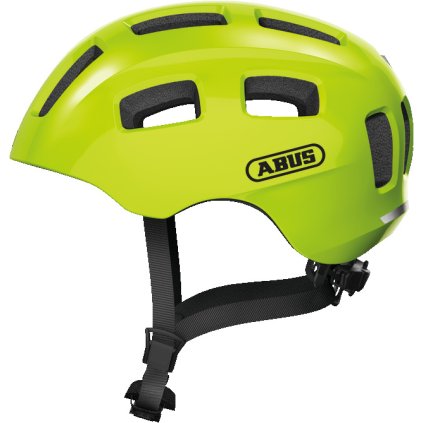 cyklo přilba Youn-I 2.0 signal yellow, ABUS,dětská (žlutá fluo) (Velikost S (obvod hlavy: 48 - 54 cm))