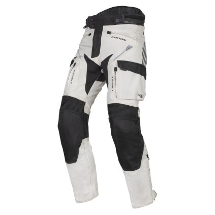 kalhoty Rally II, AYRTON (bílá/černá/šedá) 2026 (Velikost 2XL)