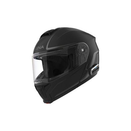 Mesh přilba s headsetem Outrush 2, SENA (matná černá) (Velikost XL)