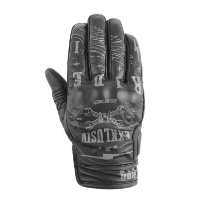 rukavice IRON RIS, NOX EXKLUSIV (černé) 2026 (Velikost S)