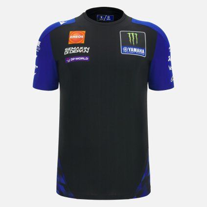 triko TEAM, Monster Energy Yamaha (černá,modrá) (Velikost S)