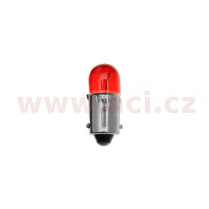 žárovka 12V 4W (patice BA9s) červená