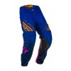 kalhoty KINETIC K220, FLY RACING (modrá/modrá/oranžová)