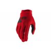 rukavice RIDECAMP, 100% (červená)