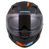 přilba Integral 3.0 Turbohead, CASSIDA (černá matná/oranžová/modrá, plexi s přípravou pro Pinlock) (Velikost 2XL (63 až 64 cm))