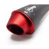 muffler end stomp black red 2