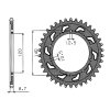 ocelová rozeta pro sekundární řetězy typu 530, SUNSTAR (44 zubů)