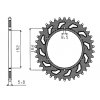 ocelová rozeta pro sekundární řetězy typu 520, SUNSTAR (42 zubů)