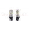 LED žárovka 12V/24V 1157 CAN-BUS 24x SMD 3030 T20 7443 21/5W bílá 5600k sada 2 ks