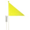 reflexní vlajka, OXFORD (žlutá fluo, délka kordu 1,5 m)