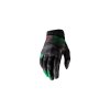 rukavice RIDEFIT, 100% (army zelená/černá) (Velikost S)