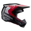 přilba S-M5 HONDA kolekce, ALPINESTARS (černá/červená/šedá) 2026 (Velikost XS (obvod 53 - 54 cm))
