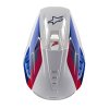 přilba S-M5 HONDA kolekce, ALPINESTARS (bílá/modrá/červená) 2026 (Velikost XS (obvod 53 - 54 cm))