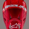 přilba SUPERTECH S-M10 FLOOD, ALPINESTARS (červená fluo/červená matná) 2026 (Velikost XS (obvod 53 - 54 cm))