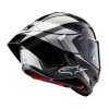 přilba SUPERTECH R10 ELEMENT, ALPINESTARS (karbon/stříbrná/černá) 2026 (Velikost M (obvod 57 - 58 cm))