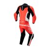 jednodílná kombinéza GP FORCE LURV, ALPINESTARS (červená fluo/bílá/černá) 2025 (Velikost 54)