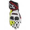 rukavice GP TECH, ALPINESTARS (černé/červené/bílé/žluté fluo)