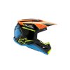 přilba S-M3 FRAY, ALPINESTARS, dětská (černá/oranžová fluo/žlutá fluo/tyrkysová) 2026 (Velikost S (obvod 48 - 49 cm))