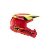 přilba S-M3 FRAY, ALPINESTARS, dětská (červená/žlutá fluo/černá) 2026 (Velikost S (obvod 48 - 49 cm))