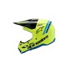 přilba S-M3 RADIUM, ALPINESTARS, dětská (žlutá fluo/černá/modrá) 2026 (Velikost S (obvod 48 - 49 cm))