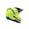 přilba S-M3 RADIUM, ALPINESTARS, dětská (žlutá fluo/černá/modrá) 2026 (Velikost S (obvod 48 - 49 cm))