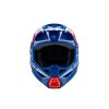 přilba S-M3 WURX, ALPINESTARS, dětská (modrá/červená/bílá/černá) 2026 (Velikost S (obvod 48 - 49 cm))