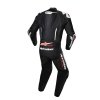 jednodílná kombinéza GP-R7, TECH-AIR ready/kompatibilní, ALPINESTARS (černá/bílá/červená fluo) 2026 (Velikost 44)