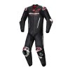 jednodílná kombinéza GP-R7, TECH-AIR ready/kompatibilní, ALPINESTARS (černá/bílá/červená fluo) 2026 (Velikost 44)