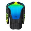 dres EVOLUTION, FLY RACING - USA 2025 (černá/modrá/hi-vis) (Velikost M)