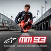 boty SUPERTECH R VENTED limitovaná edice MM93 MARC MARQUEZ, ALPINESTARS (červená fluo/tmavě modrá/černá) 2025 (Velikost 45)