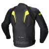 bunda GP PLUS R RIDEKNIT, TECH-AIR 5 kompatibilní, ALPINESTARS (černá/žlutá fluo) (Velikost 52)