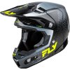 přilba FORMULA S CARBON, FLY RACING - USA (šedá/hi-vis) (Velikost S)