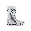 boty SUPERTECH R VENTED, ALPINESTARS (bílá/světle šedá/černá, perforovaná obšívka) 2026 (Velikost 37)
