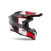 přilba AVIATOR 3 Monarch, AIROH (šedá/červená matná) 2026 (Velikost XS)