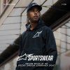 bunda SPEEDER CHROMIUM WINDBREAKER, ALPINESTARS (černá/bílá) (Velikost M)
