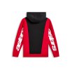 mikina IGNITE HOODIE, ALPINESTARS (černá/červená) (Velikost S)