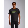 triko AGELESS 2.0 CSF, ALPINESTARS (černá/zelená) (Velikost S)